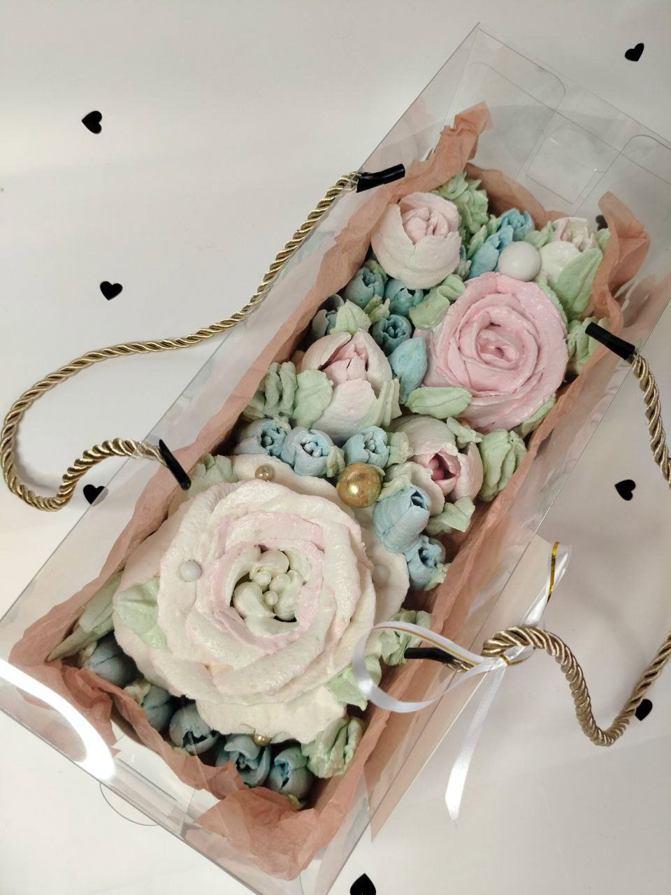 Зефирные цветы на заказ