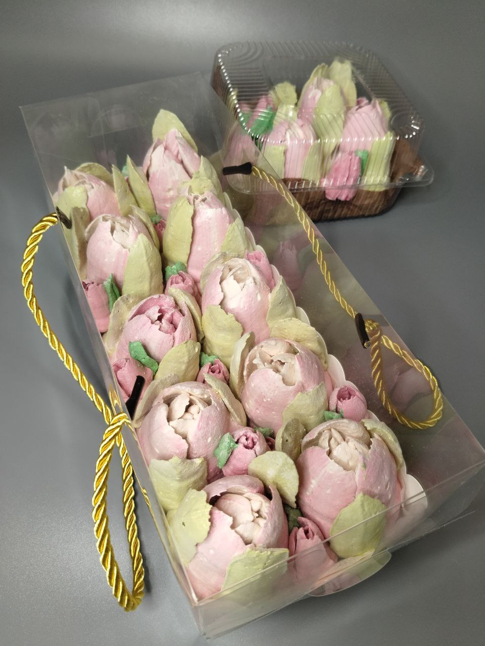 Зефирные цветы для подарка